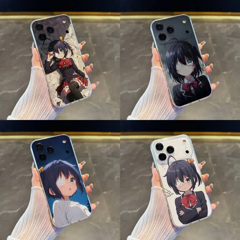 

Anime R-Rikka T-Takanashi Phone Case For iPhone 17,16,15,14,13,12,11 Pro,Max,Plus,X,XS,XR,SE4,E Mini Transparent Soft Cover