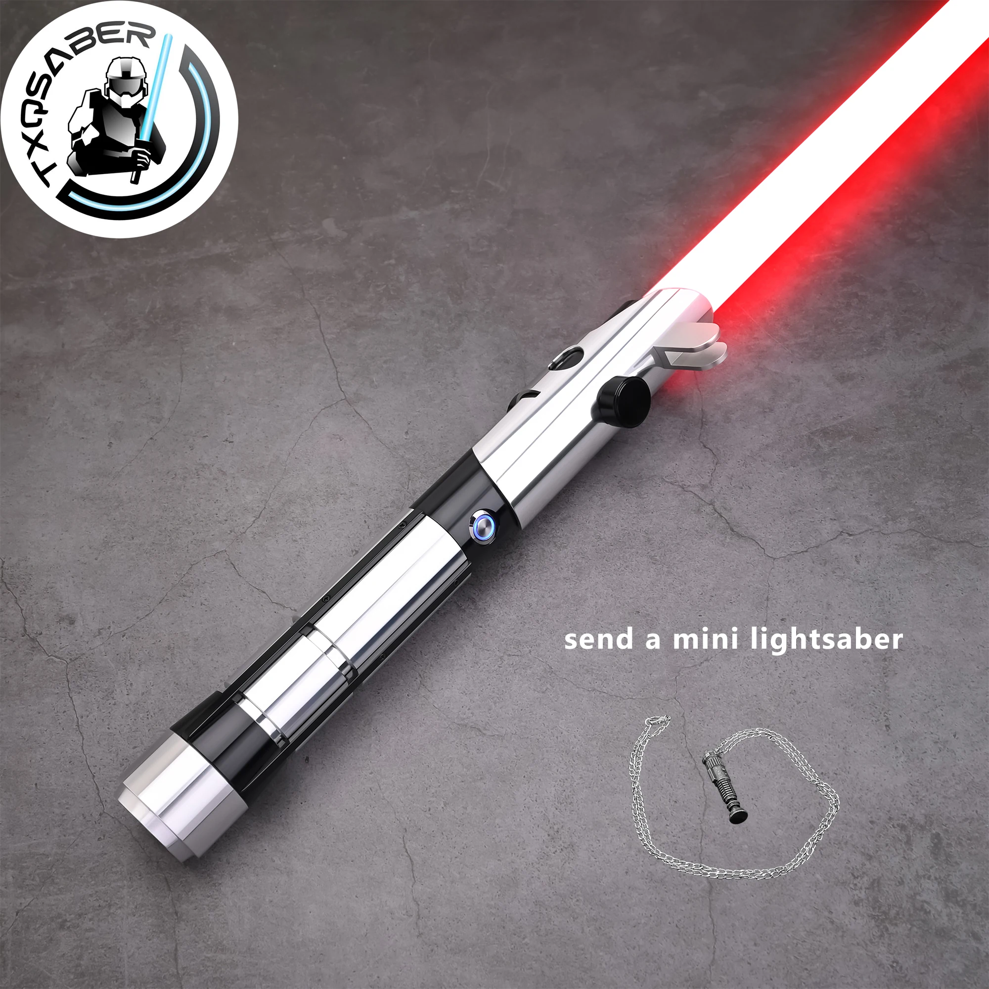 

TXQSABER Lightsaber Starkiller SE Laser Sword Smooth Swing Blaster Metal Hilt Heavy Dueling Lightsaber for Adult Cosplay Toys