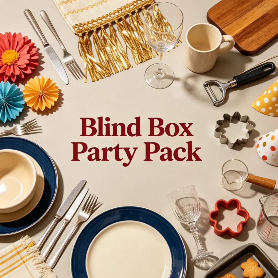 Clean Design Tableware Blind Box Adapt To Various Homes