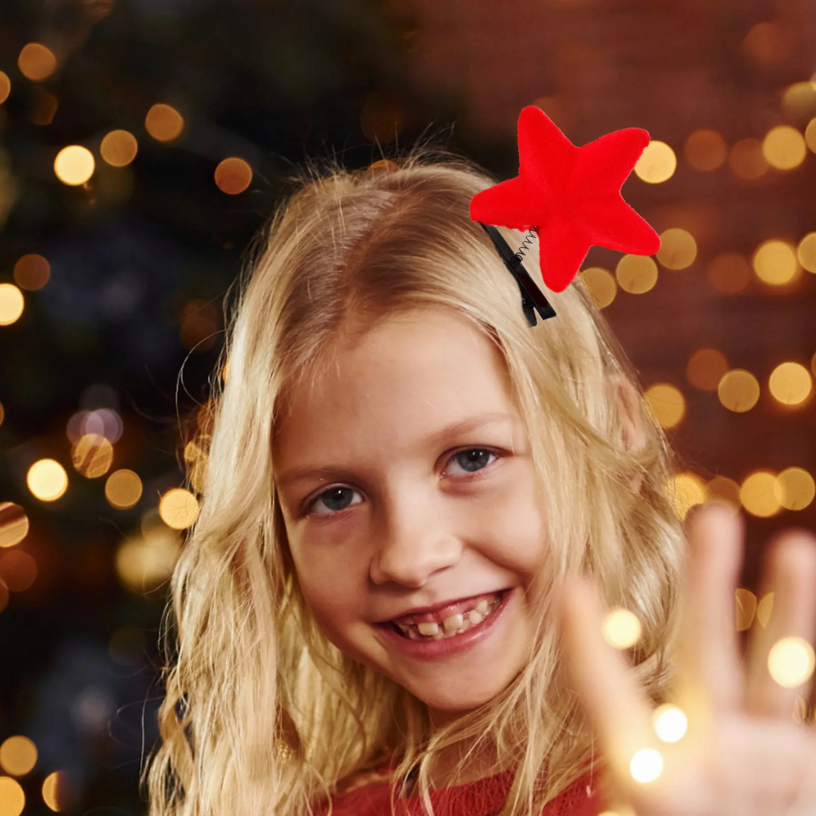 8Pcs Star Hair Clips Adorable Hair Accessories for Young Girls Fashionable Hairpins for Kids Daily Wear Playful Hairstyles