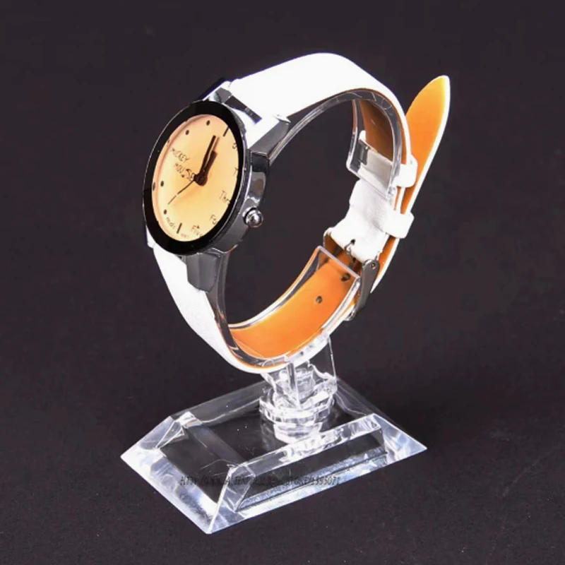 1-10pcs Wholesale Transparent Watch Display Rack C-ring Transparent Bracket Counter Display Rack Watch Bracelet Display Props - view 6