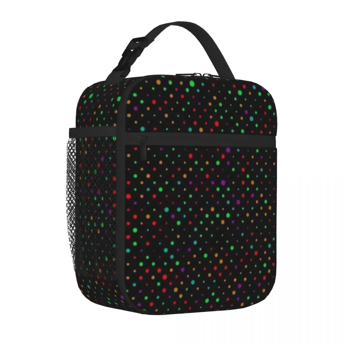 Bestselling Polka Dot S Trendy Pattern Multicolor Sweet Style Lunch Handbag Garden Party Thermal Lunch Bag