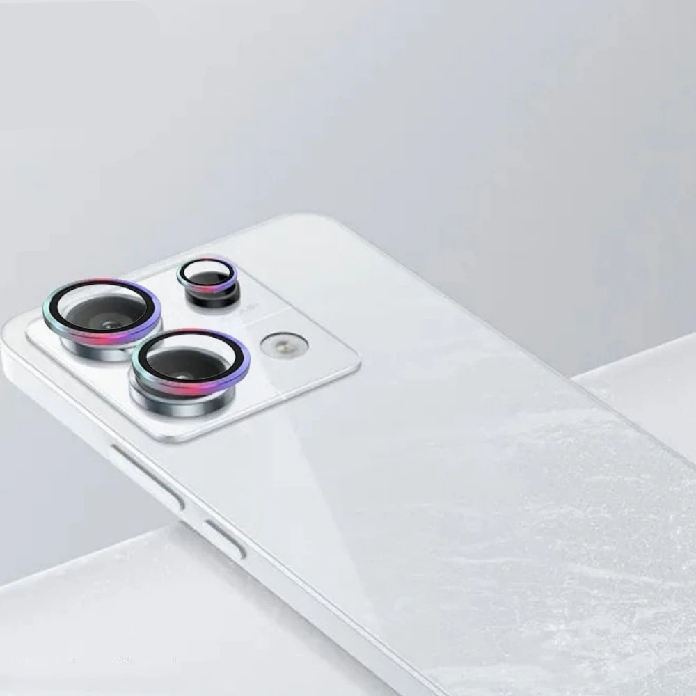 Verre d'anneau d'objectif en métal arrière pour Redmi Note 13 Pro Plus, film de protection d'appareil photo 5G, couvercle d'appareil photo 4G Pro + 5G