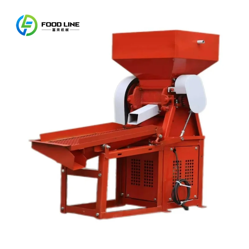 Customized Engine Driven Wet Coffee Cherry Depulper & Huller, Commercial Fresh Coffee Processing Equipment