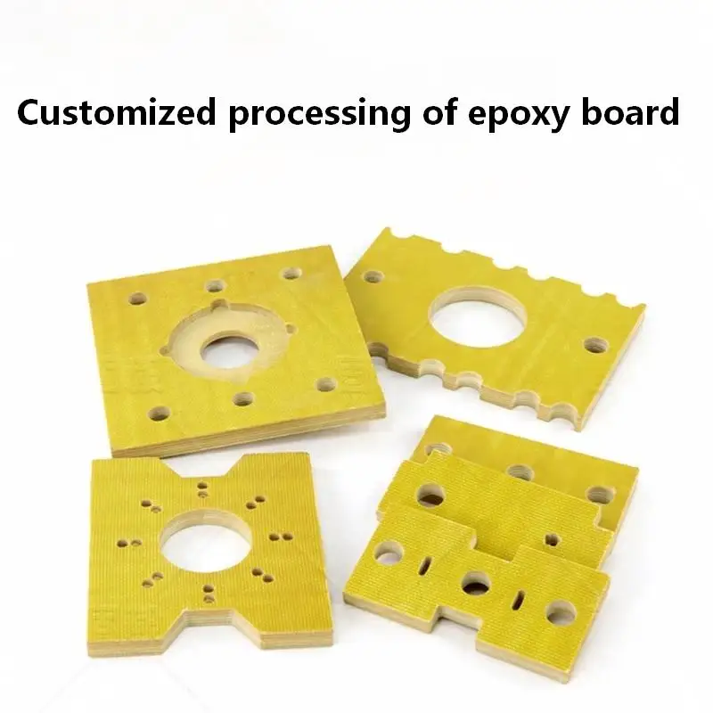 3240 Yellow Epoxy Resin Fiberglass Sheet, High Temperature Electrical Insulation Plate Custom Cutting Engraving
