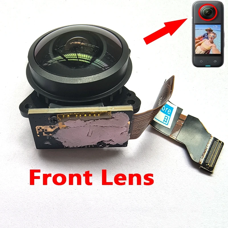 Camera Lens Repair For Insta360 X3 New Front Lens For Insta 360X3 Lens With Glass Front Camera Repair Parts