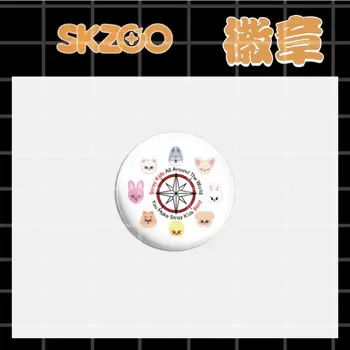 Akrylový odznak Stray Kids s motivem chlapecké skupiny SKZOO z roku 2025, K-pop, odolný odznak, kolekce pro fanoušky 6 nejlepší prodej Popsocket toulavé děti - №5