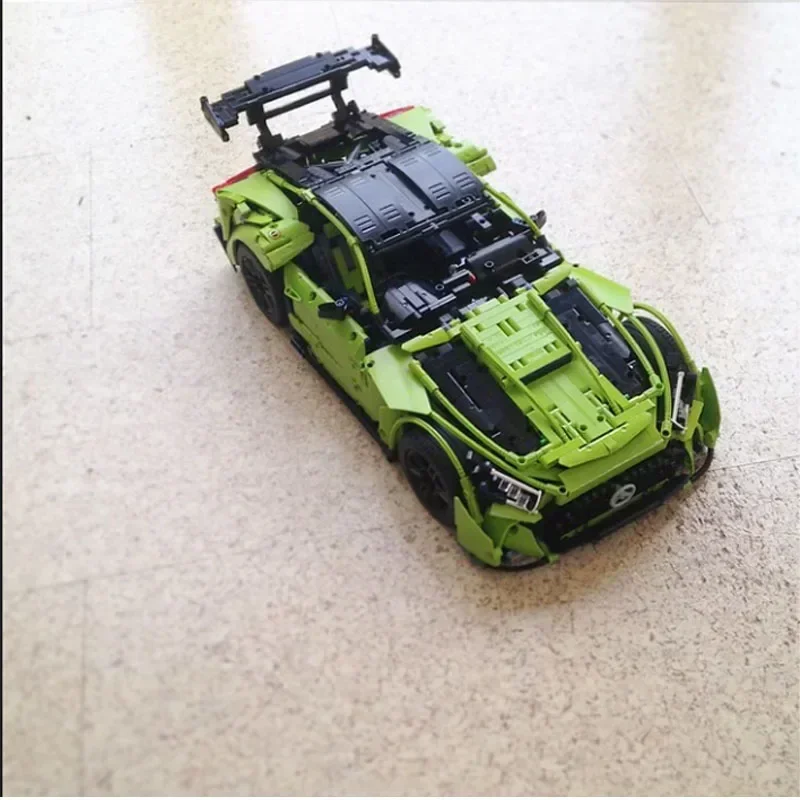 2115 Classic Set Compatible New MOC-69715CT Supercar Assembly Stitching Building Block Model 3711 Parts Kids Birthday Toy Gift