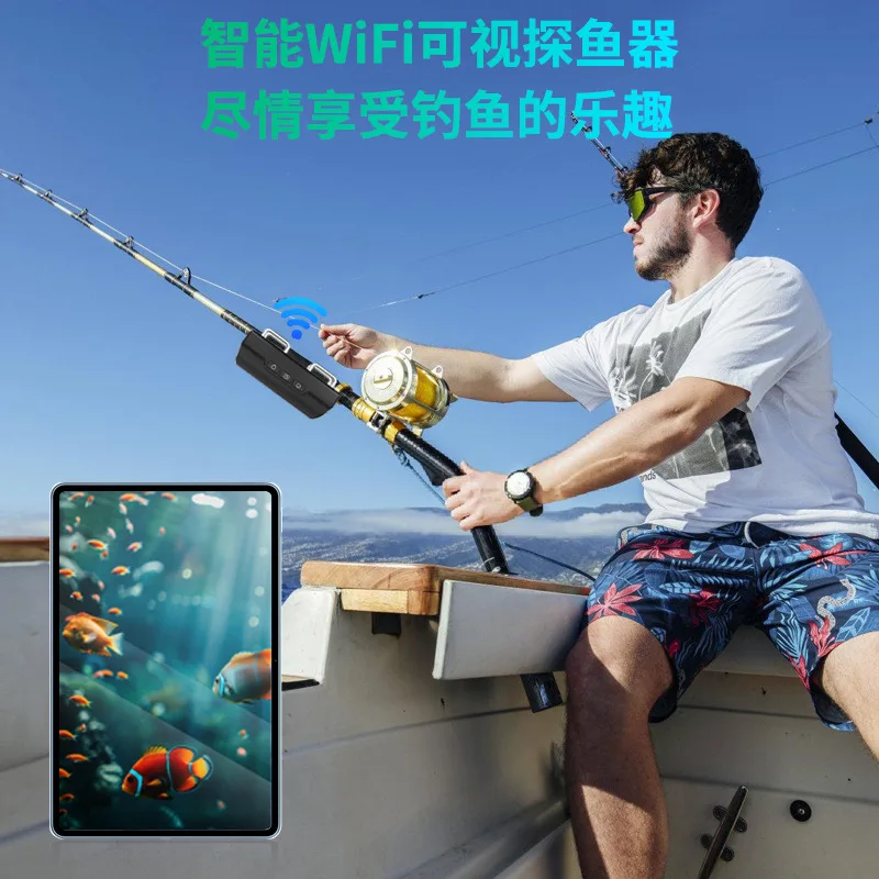 220Degree Wide Angle Underwater 15/30M Wireless WIFI  Ice Fishing Camera   Fish Finder Water-proof IP68 Endoscope Camera