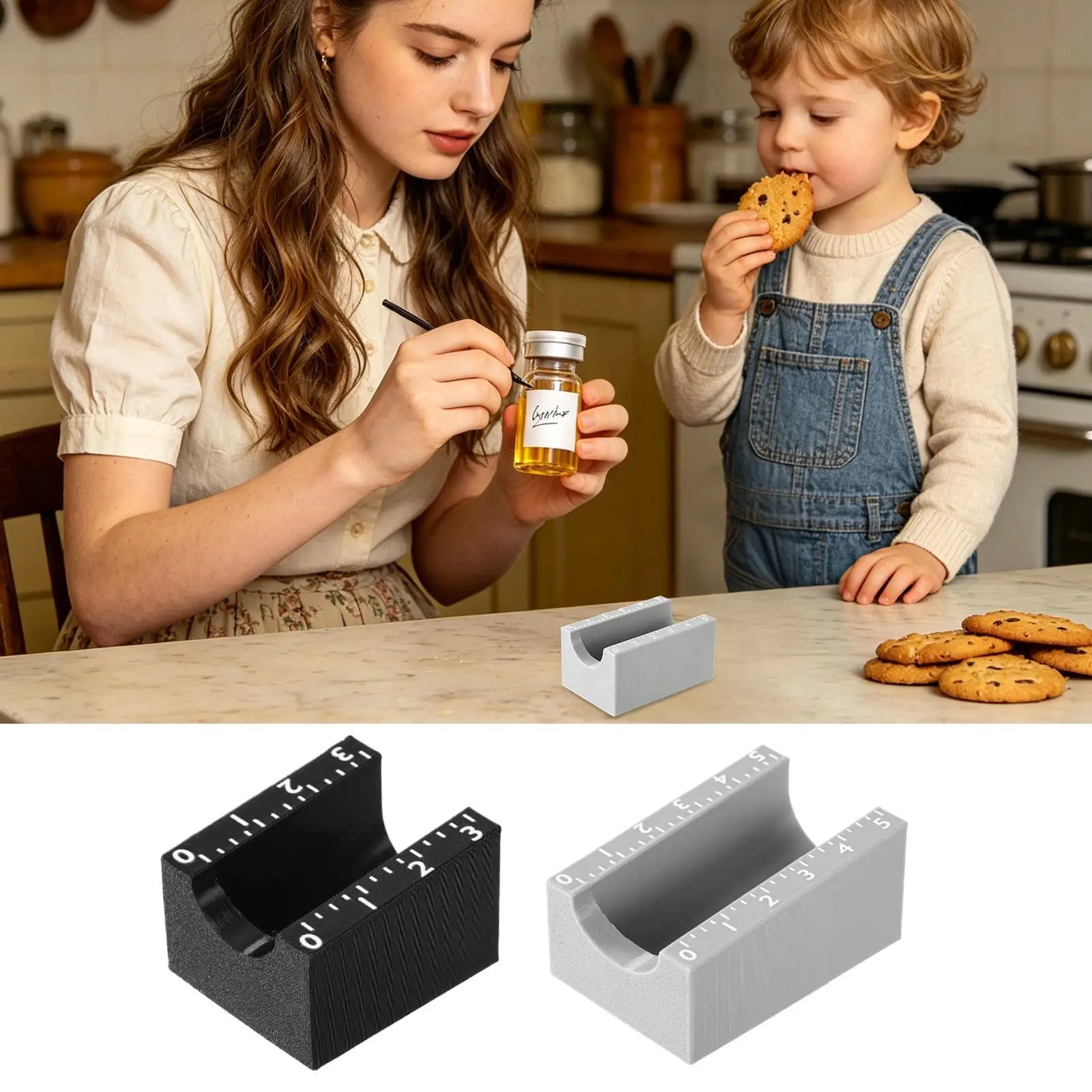 3ml/10ml Vial Label Applicator Alignment Accurately Small Bottle Labelers For Laboratory DIY Organization Home Storage
