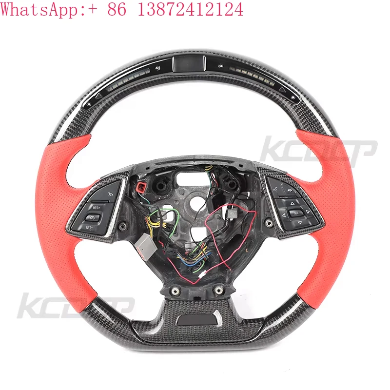 

Fit for Chevrolet Camaro Racing Wheel Convertible Custom Alcantara Carbon Fiber Steering Wheel