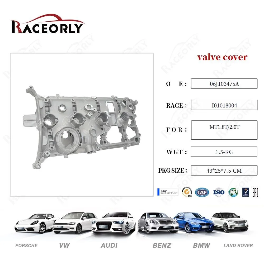 RACEORLY Engine Cylinder Valve Cover For VW GTI Passat CC AUDI A3 1.8 2.0 TFSI