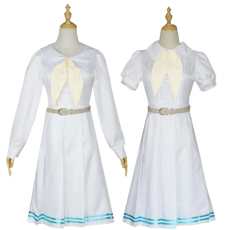 Anime Beastars Haru Cosplay Costume Lolita Dress JK Uniform Haru Wig Ears White Rabbit Halloween Costume for Women