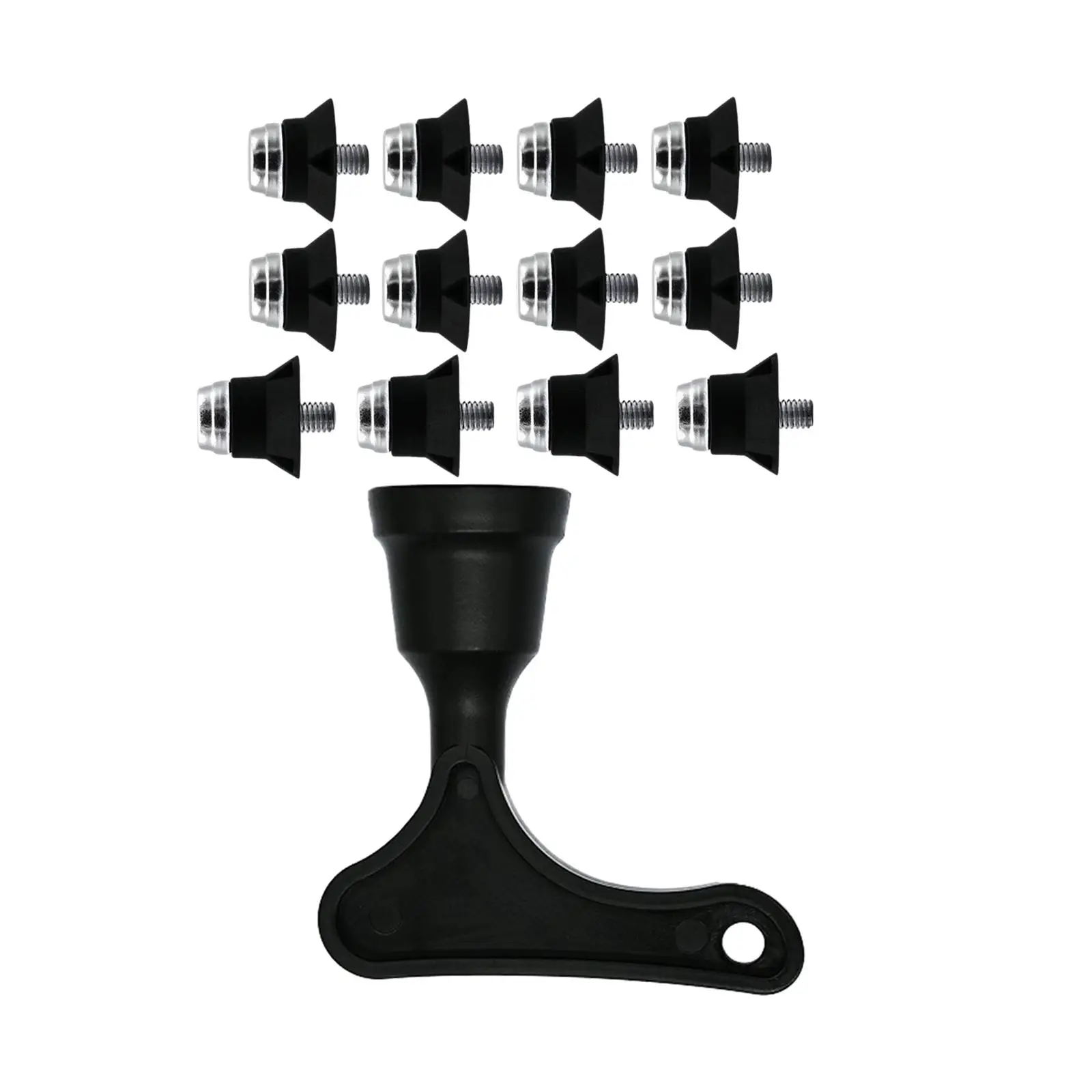 

12Pcs Track Shoe Accessories M5 Threaded Turf 13mm 16mm Firm Ground Anti Slip Universal Football Boot Studs Soccer Shoe Spikes