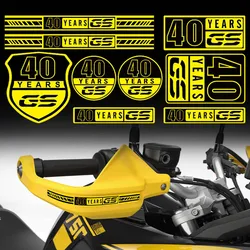 Motorcycle Hand Guard Sticker 40 Years GS Faring Shock Accessori Decal For F650/700/800/850GS G310GS R1200/1250GS Adventure