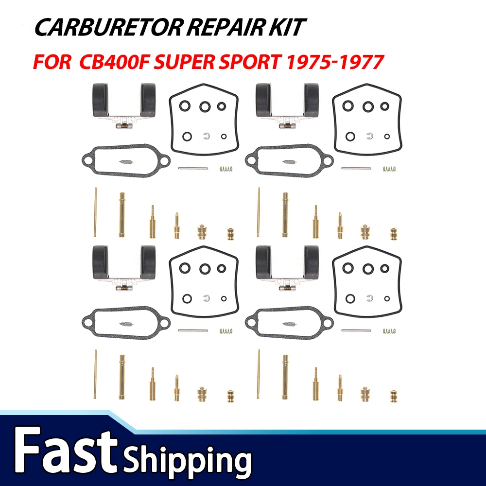 Motorcycle Carburetor Floating Gasket Repair Kit for CB400F Super Sport 1975-1977 CB400Four CB400 CB 400F 400Four 400 F Four