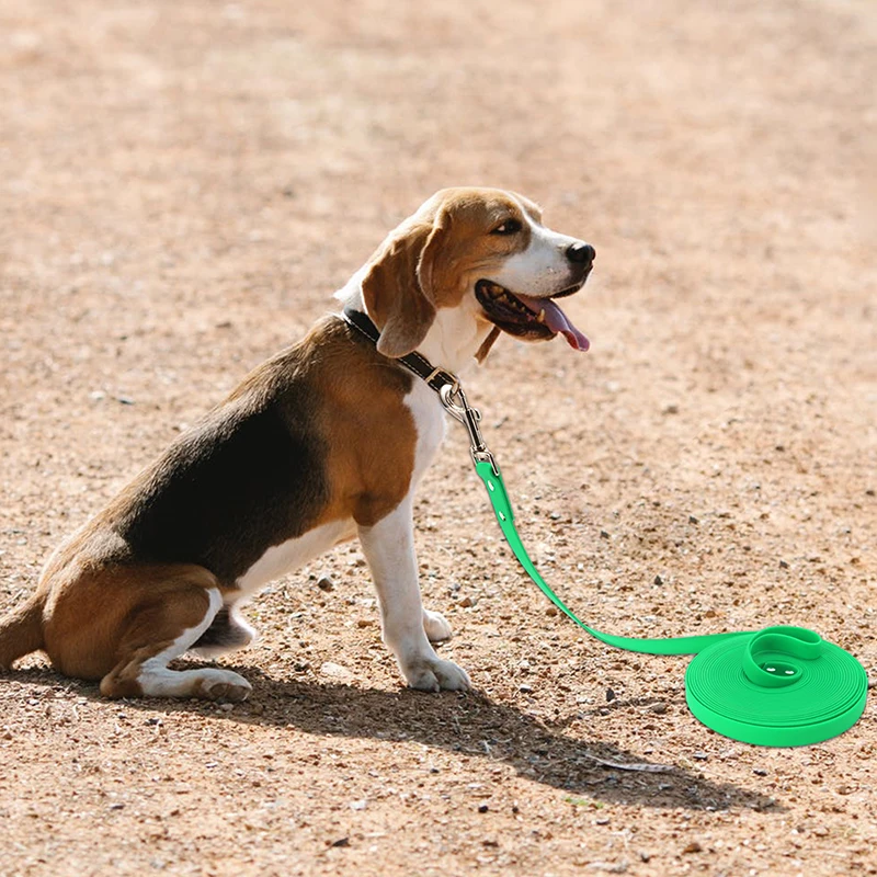 PVC Pet Leash Recall Tarining Tracking Rope Easy to Clean Strong Waterproof Dog Leash Reflective Leash for Small Large Dog