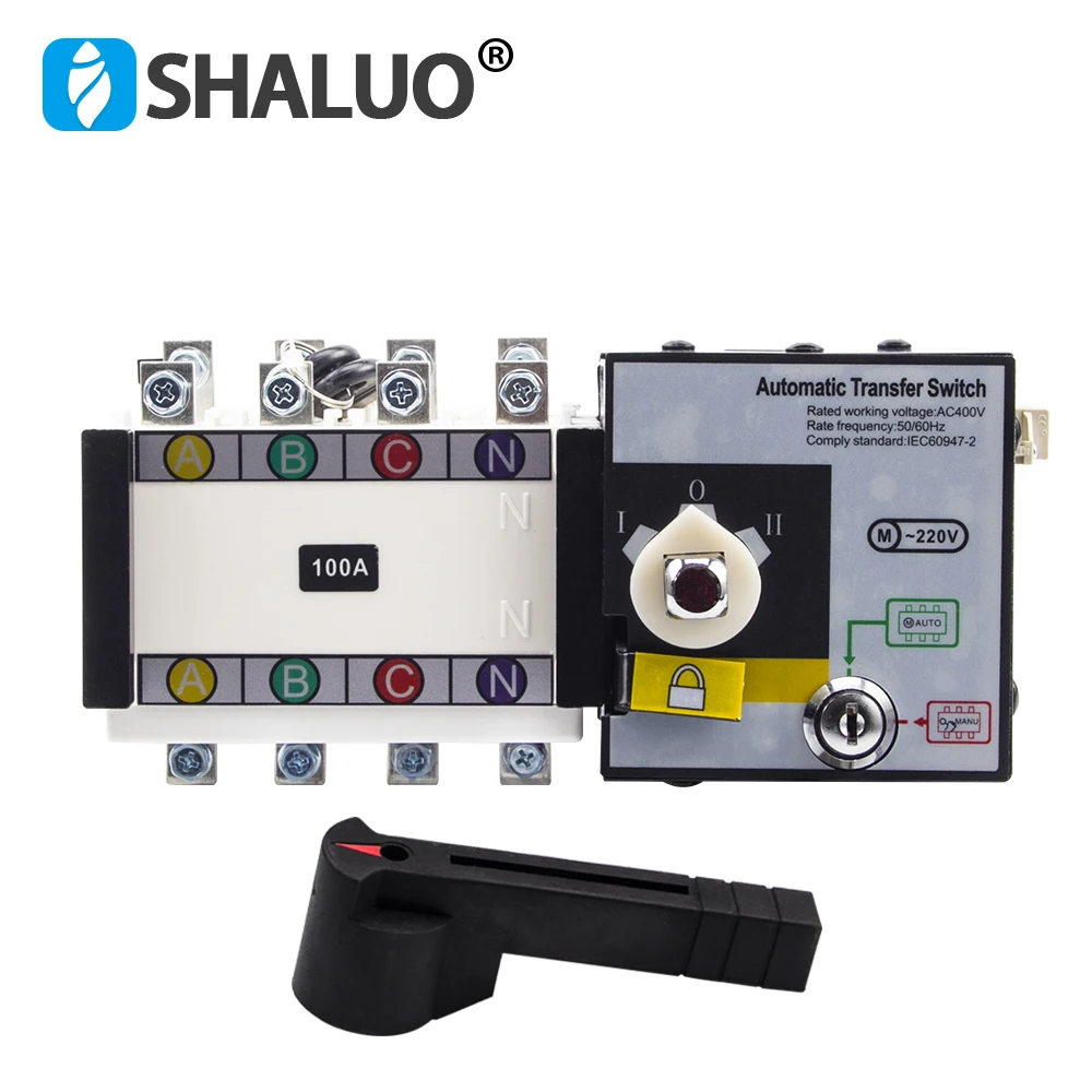 Imagem -03 - Interruptor de Transferência Automática do Poder Duplo Interruptor Tensão do Controle Gld800 4p 800a 4p Gerador do Ats C.a. 220v