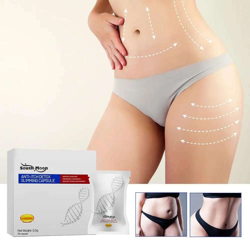 Cápsula volver a peso apretado perder grasa quemar antipicazón desintoxicación calmar y desintoxicación delgada respirar BodySlimming y