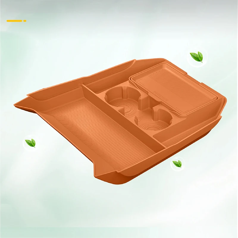 ل JETOUR G700 2025 + صندوق تخزين وحدة التحكم المركزية طبقة مزدوجة سيليكون كوب ماء صندوق تخزين ترقية الداخلية اكسسوارات السيارات