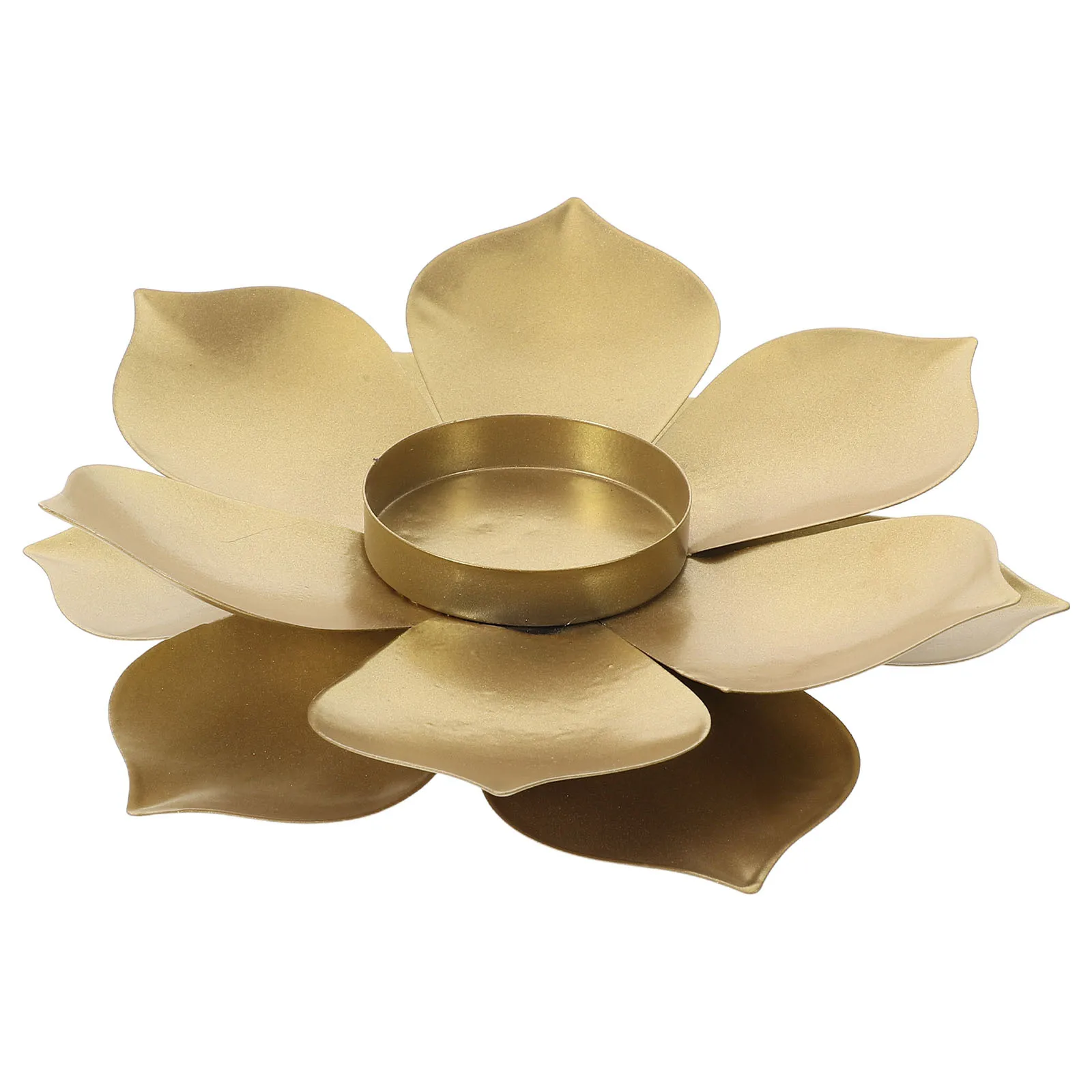 Lotus Holder Iron Craft Lotus Shaped Tealight Holder Perfect Home Wedding Party Centerpieces Table Decoration