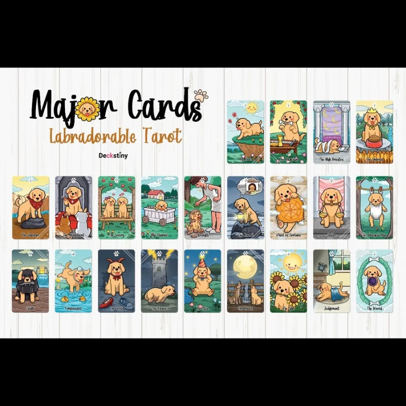 

10.3*6cm Labradorable Tarot