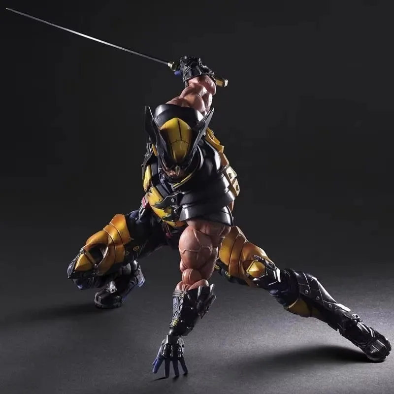 Marvel series Wolverine cartoon personality children cool anime movie peripheral desktop toys creative statue models ornaments