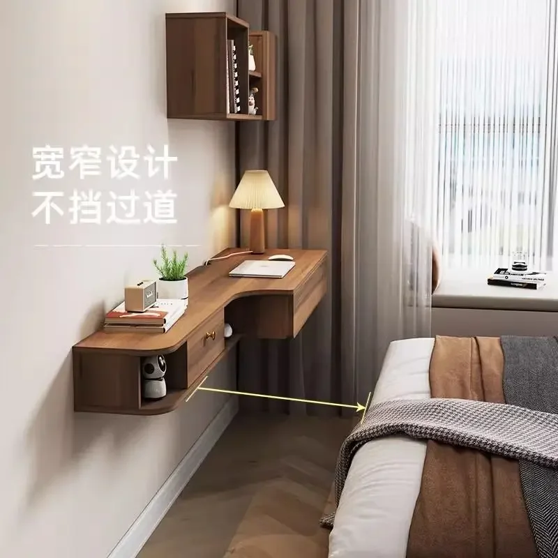 Home Desk Hanging Table Student Writing Desk Notebook Computer Desk Bedroom Bedside Makeup Table Dresser Wall Hanging