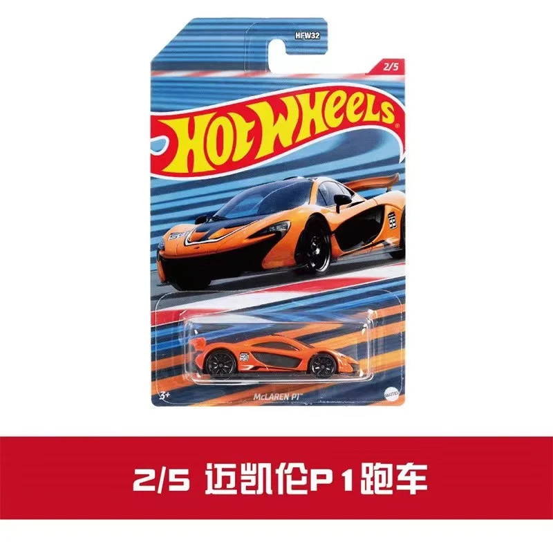 Mattel-supercoche Koenigsegg para niños, juego de 5 piezas, ruedas calientes, juguetes de colección, modelo Hotwheels, regalos de cumpleaños 1/64 Porsche