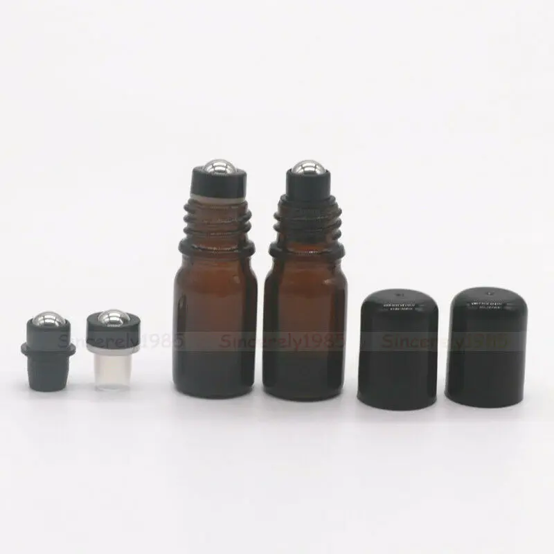 10X 100x Steel Roller Lids Caps For 18mm / 410 Neck Size Doterra Young Living Bottles Glass Roll on Aromatherapy Perfume DIN18