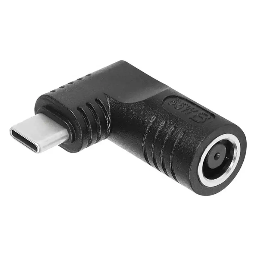 65W DC Power Female To USB Type-C Male PD Plug Adapter For Hp Dell Lenovo MacBook Xiaomi Laptop USB-C Fast Charging Converter