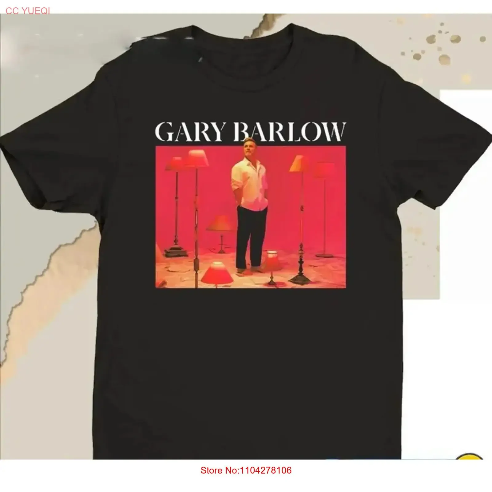 Official Gary Barlow Songbook Tour 2025 T Shirt vintage Washed Slightly Soft Versatile Unisex Casual fashion Stylish Breathable