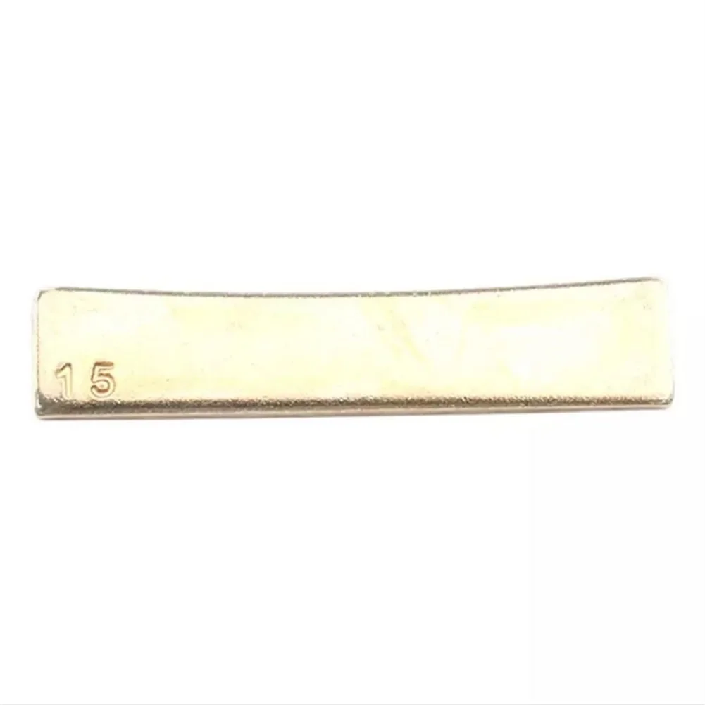 Guitar Fret Press Caul Insert Fingerboard Fret Press Gold 2.48 X 0.53 X 0.15inch 9 Size DIY Tools High Quality