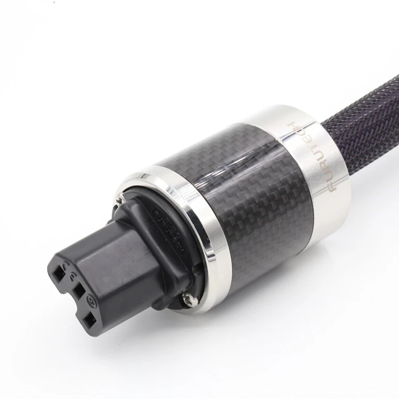 furukawa Flux-50 HIFI Audio Filter In-Line Power Filter Carbon Fiber Power Plug Filter
