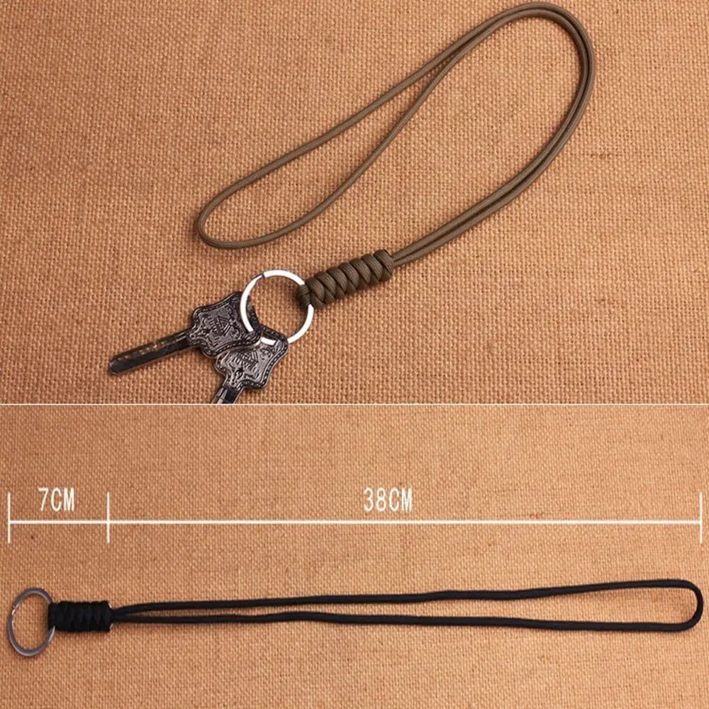 جديد 45 سنتيمتر/14 سنتيمتر Paracord المفاتيح الحبل 20 أنماط مشبك دائري أدوات إنقاذ الطوارئ أداة خارجية