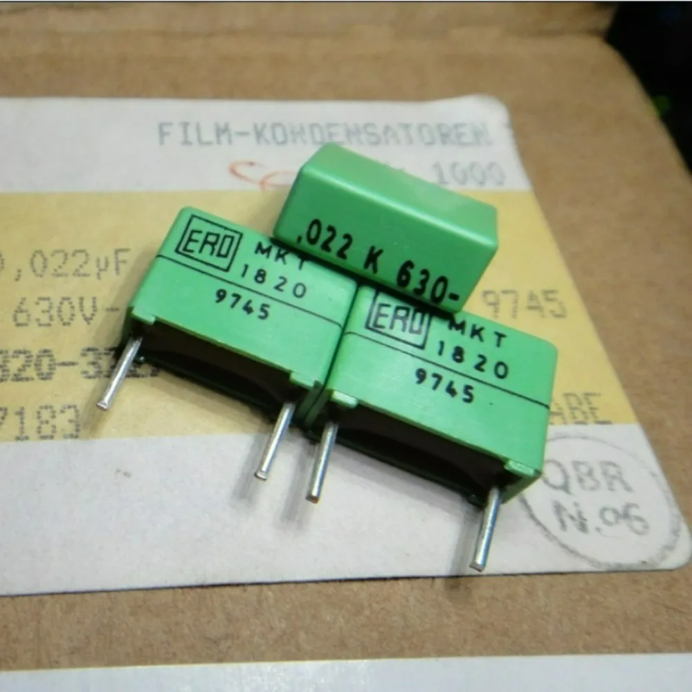 10pcs/lot MKT1820 0.022uf 630V 22nf 223 Brand New 10mm Film Capacitor