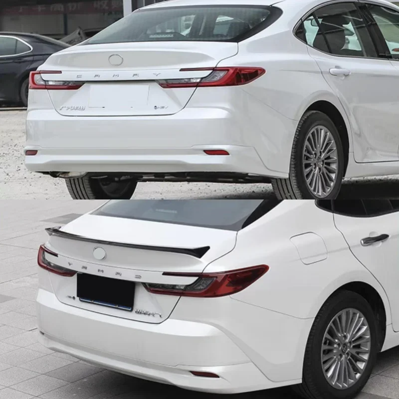 For 2024 9th Generation Toyota Camry Rear Cover Spoiler Tail Top Wing High Quality ABS Material Car Parts Rear Roof Spoiler