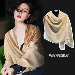 180*90cm marchio di lusso in cotone e lino Hawl Lady Wrap Soft Female Europe Designer Beach Bandanna Foulard marmitta Pareo