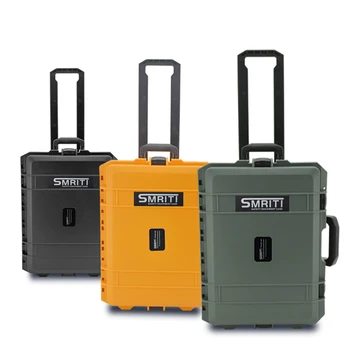 Große Schutzhülle mit Rädern Foto ausrüstung Sicherheits box Instrument Koffer Kamera tasche mit Intervall