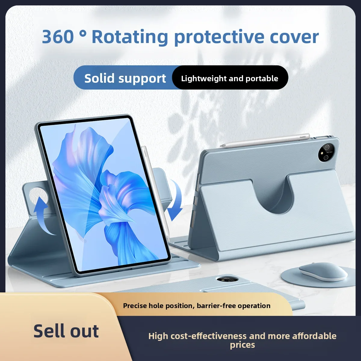 

For iPad Air 5 Air 11 A16 11th M3 iPad Pro 11 12.9 13 10th 10.9 10.2 9th 8th 7th 6th 5th 9.7 Mini 7 6 Smart Case with Pen Holder