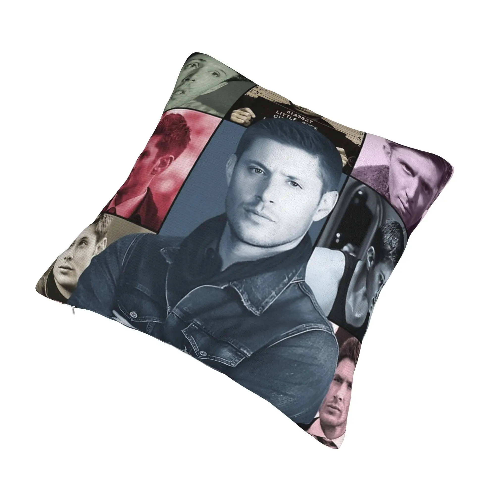 Deans Winchester Eras Tour Supernatural Pillowcase Printed Cushion Cover Gift  Pillow Case Cover Bedroom Zipper 40*40cm