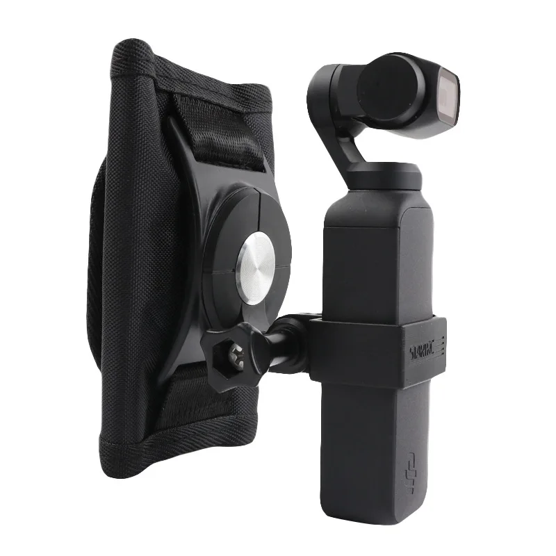 2IN 1 Backpack Strap Fixed Bracket Clip Adapter Border Frame For Dji Pocket 2 /osmo Pocket 1 Accessories