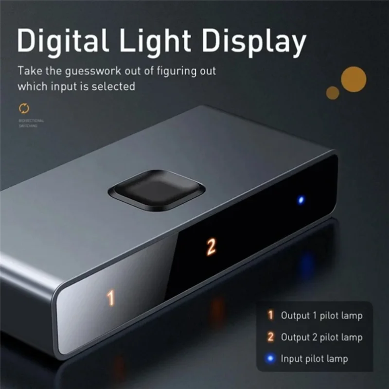 【Electronic-Accessories】Matrix HD Concentrator Matrix Bidirectional Switcher Small And Light For Box HD Switcher