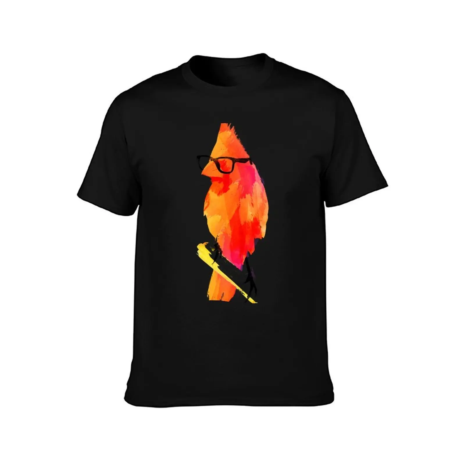 Punk Birdy T-Shirt Abstract Pattern Print Top T-Shirt