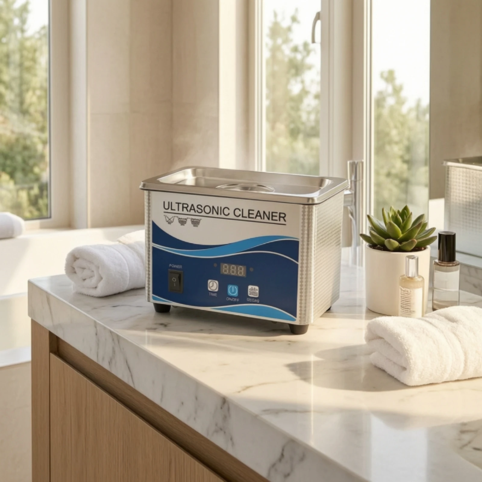 Sonic Cleaner with Digital Timer Professional Sonic Jewelry Cleaner Jewelry Cleaning Machine High-Performance