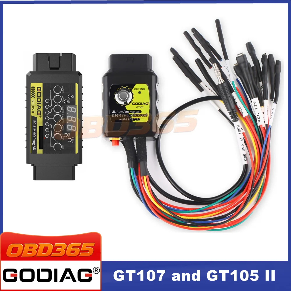 GODIAG GT107 and GT105 II DSG Plus Gearbox Data Adapter For DQ250, DQ200, VL381, VL300, DQ500, DL501, for Benz/BMW
