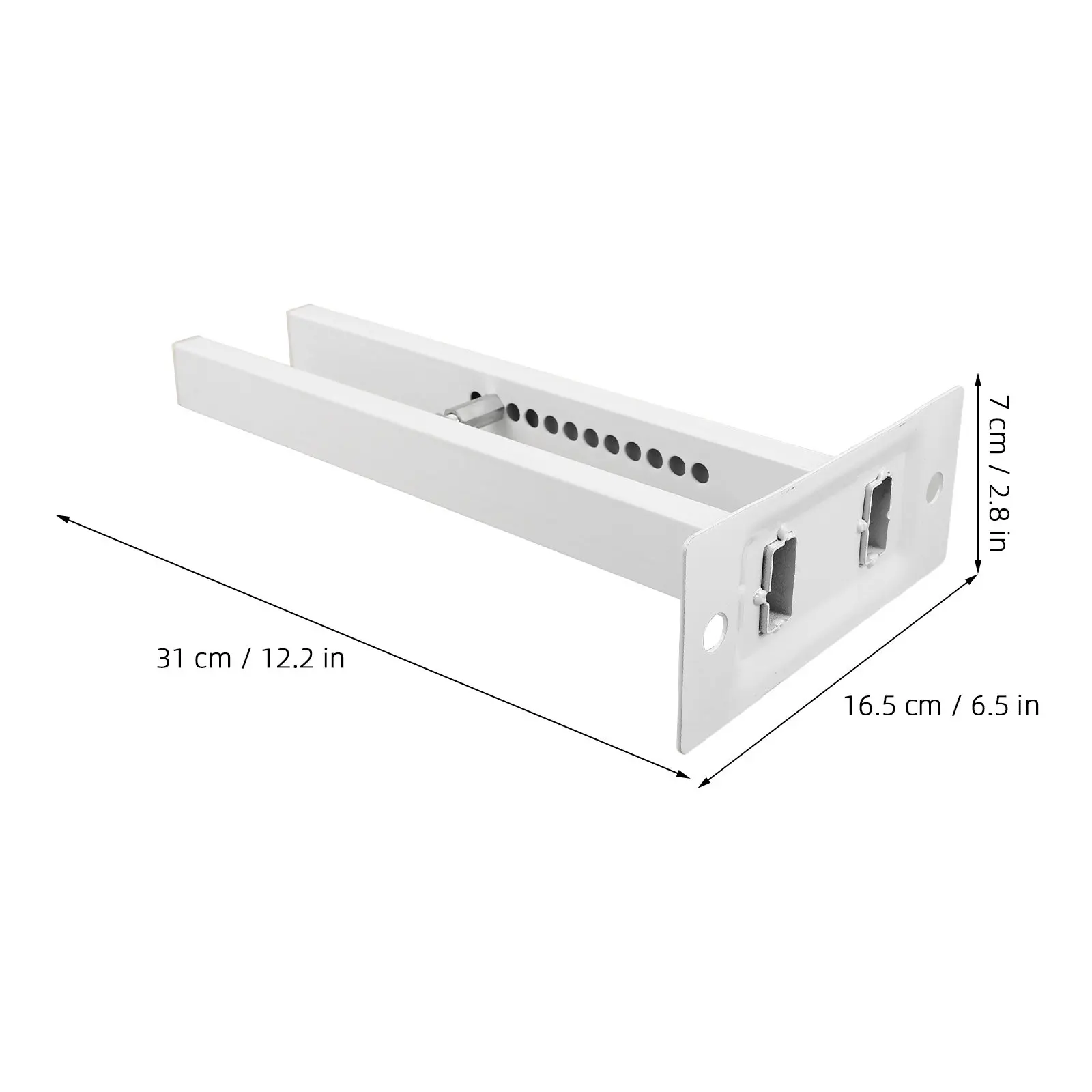 Radiator Floor Bracket Aluminum Support Feet Universal Panel Radiator Mounting Base for Indoor Heating