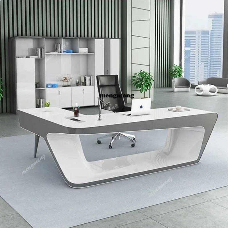 New arrive Offices Room Desks Offer Workshop Modern Ordenador Furniture Reception Simple Reading Workshop Table Automatic Desk C