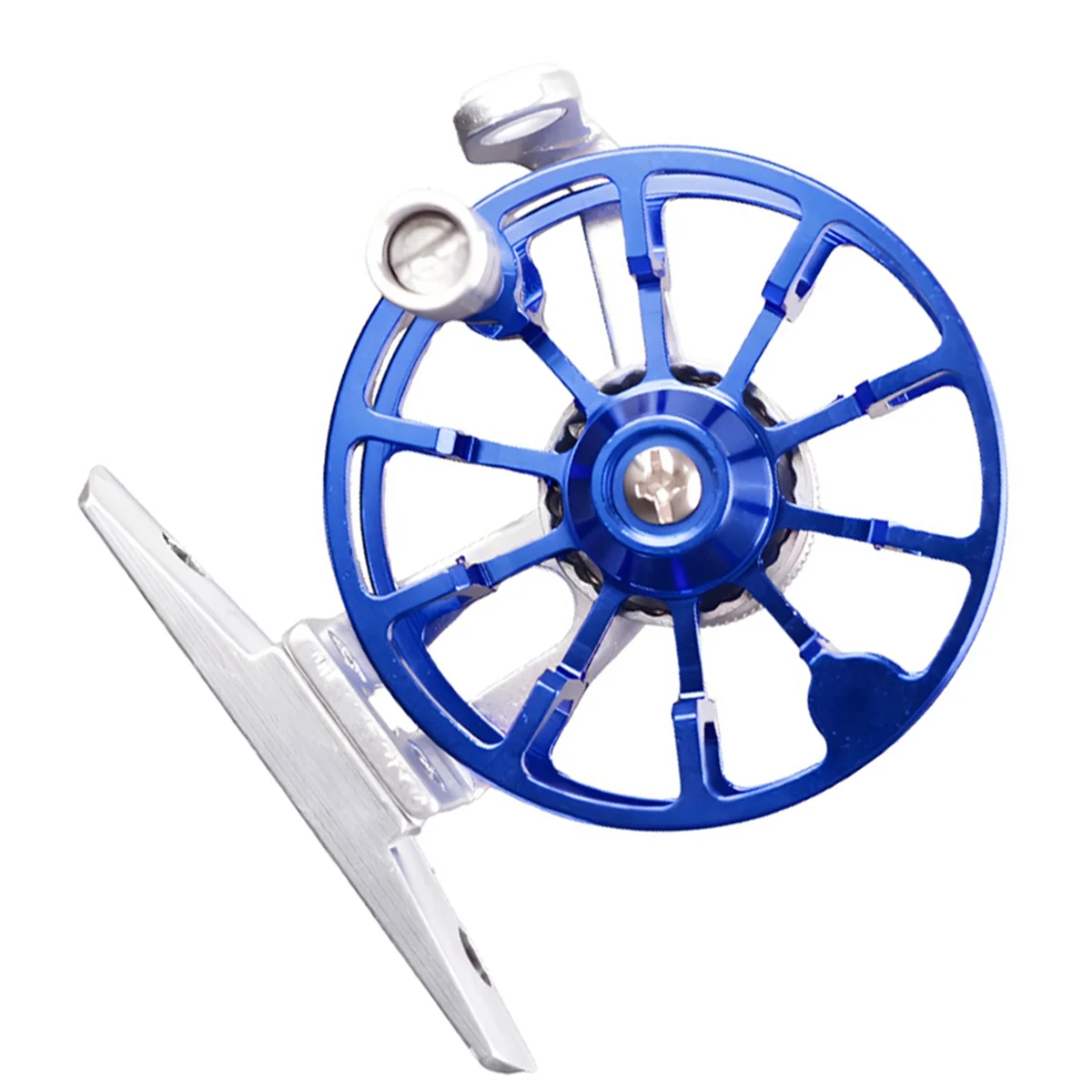 A03R Metal Right Hand Flying Ice Fishing Reel Rock Fishing Hand Rod Front Wheel with One Click Release Switch