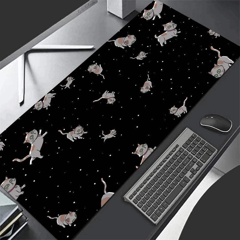 귀여운 고양이 마우스 패드, 귀여운 책상 패드, 노트북 카펫, 애니메이션 대형 마우스 패드, 사무실 게이머 컴퓨터 게임 액세서리, 키보드 매트